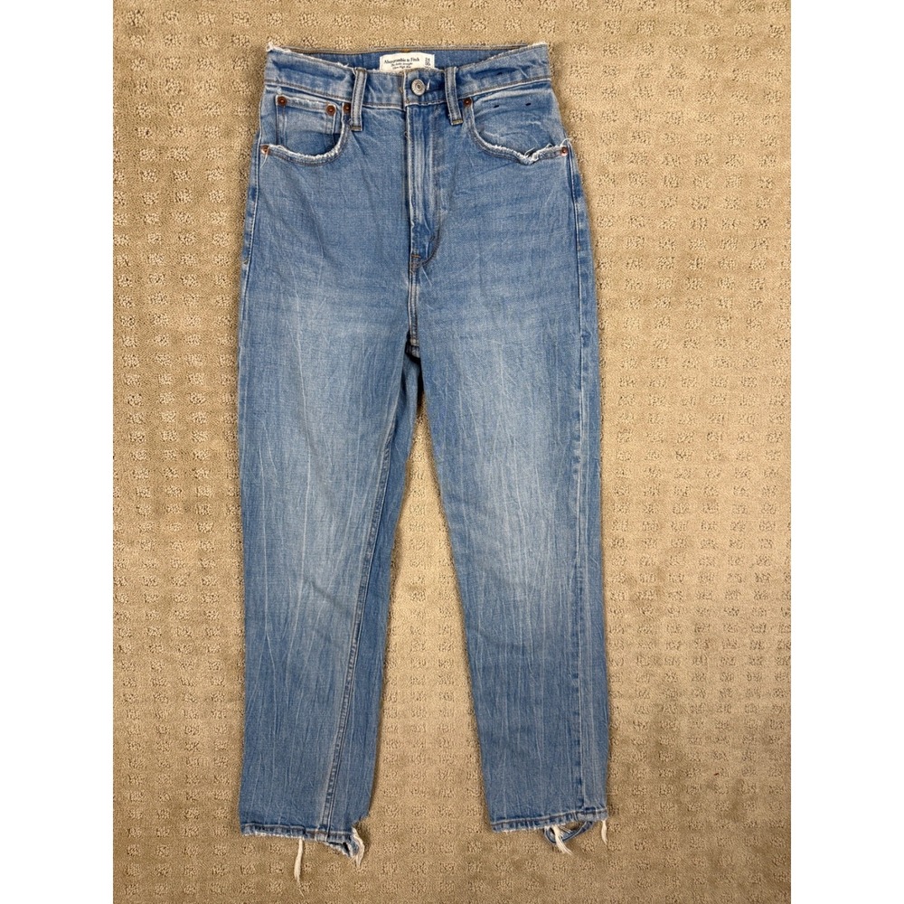 Abercrombie & Fitch Womens 24/00R (23x25) Ankle Straight Ultra High Rise #1263